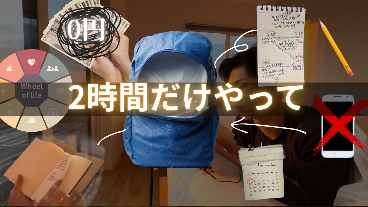 動画『【月1回でOK】たった2時間で人生が大きく変わる習慣｜Think Dayメソッド』のサムネイル